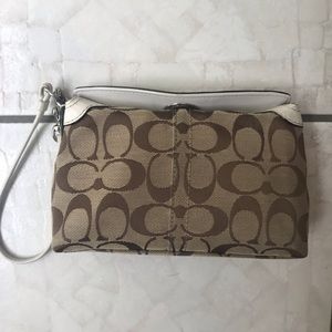 COACH Brown Wristlet